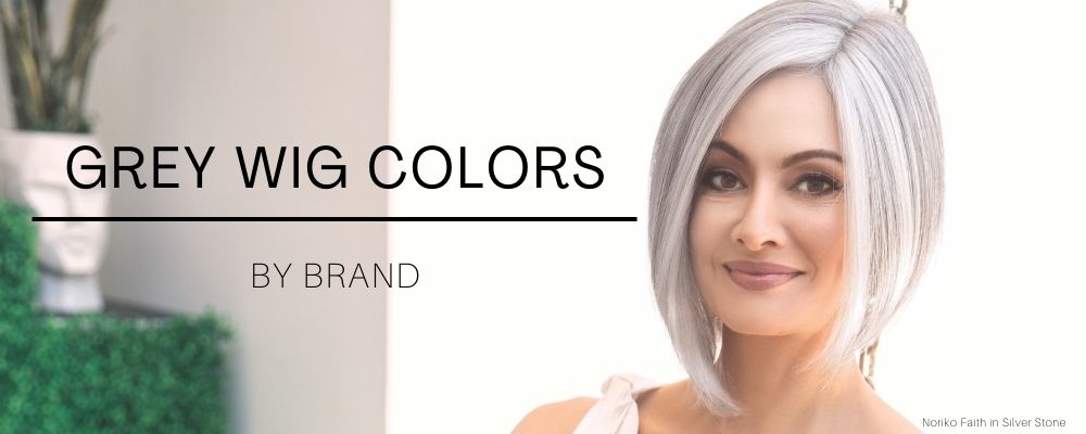 Grey Wig Colors by Brand