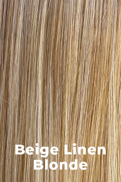 Belle Tress Wigs - Napa (CT-1006) wig Beige Linen Blonde Average. Blend of Warm Light Blonde and Ivory Silk Blonde with a Dark Brown Root.