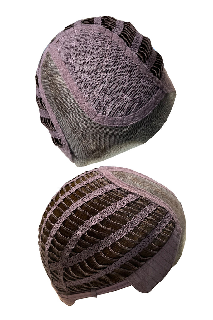 Diagram of Malibu Cap Construction, revealing the extended lace front cap.