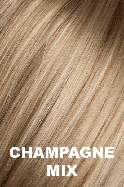 Ellen Wille Wigs - Carol - Champagne Mix. Light Beige Blonde, Medium Honey Blonde, and Platinum Blonde Blend.