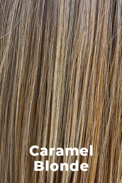 Belle Tress Wigs - Modena (CT-1017) wig Caramel Blonde-R Average. Blend Pale Blonde and Caramel Blonde with a Dark Root.
