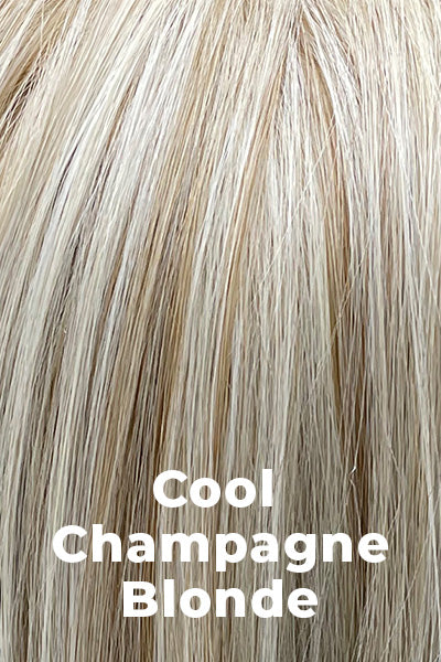 Belle Tress Wigs - Hand-Tied Stella (LX-5004) wig Cool Champagne Blonde Average. Ice Blonde with a hint of Golden blonde.