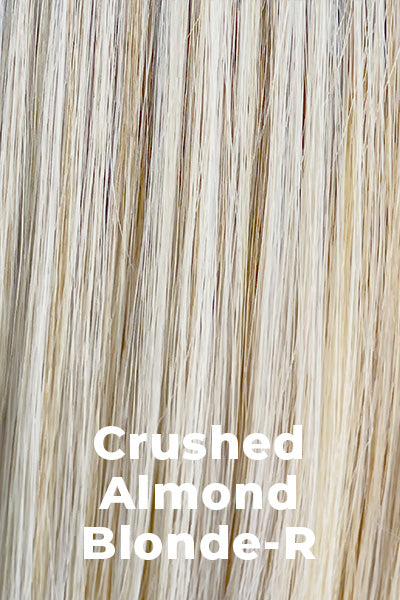 Belle Tress Wigs Calabasas (CT-1012) Crushed Almond Blonde R Average. Platinum Blonde with Light Brown Lowlights and a Dark Brown Root.