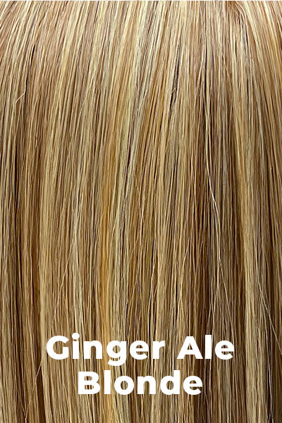 Belle Tress Wigs - Taylor (LX-5016) - Ginger Ale. Medium honey blonde base with warm gold highlights.