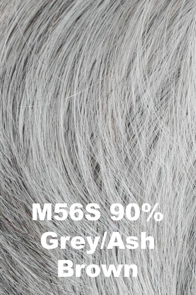 Color M56S for HIM men's wig Edge.  Light grey base base with a hint of light ashy brown.