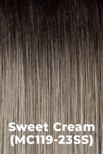 Kim Kimble Wigs - Chantelle wig Kim Kimble Sweet Cream (MC119-23SS) - Cool cream blonde with dark roots.