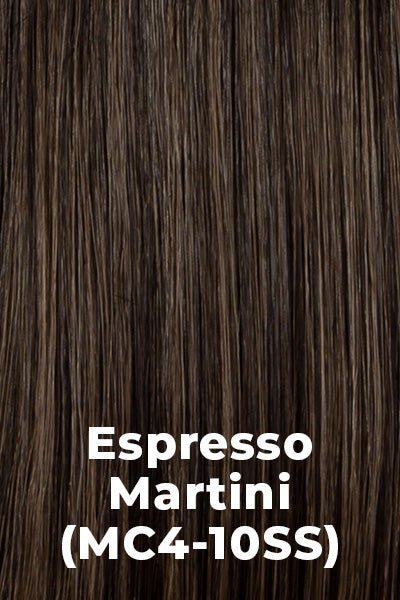 Kim Kimble Wigs - Chantelle wig Kim Kimble Espresso Martini (MC4-10SS) - Dark ash brown with light brown blended in.
