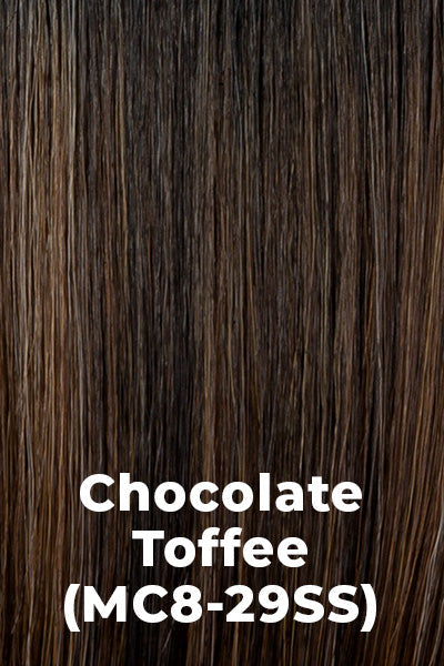 Kim Kimble Wigs - Chantelle wig Kim Kimble Chocolate Toffee (MC8-29SS) - Blend of rich chocolate brown and medium golden brown.