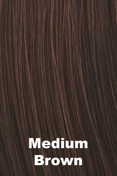 Color Medium Brown for Gabor wig Positivity. Rich red-chocolate brown.