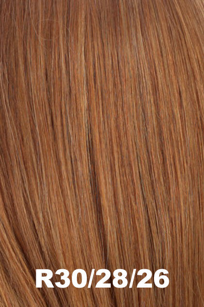 Estetica Wigs - James - R30/28/26 Average. Medium Auburn/Light Auburn/Golden Blonde blend.