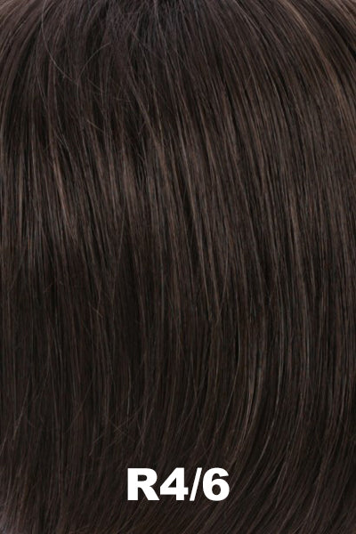 Estetica Wigs - Sevyn - 4/6 Average. Dark Brown blended with Chestnut Brown.