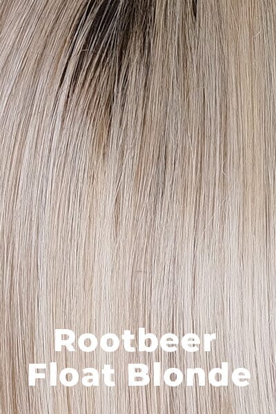 Belle Tress Toppers - Ultimate Handtied Lace Front Topper 12" - Rootbeer Float Blonde. A blend of light pearl blonde, ash blonde, beige blonde, champagne blonde, and a hint of platinum blonde.