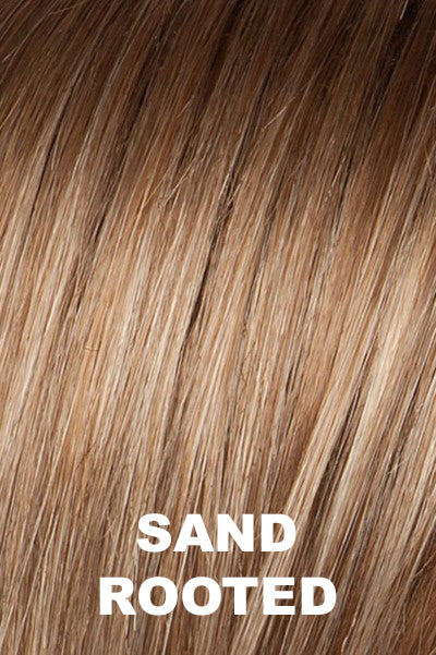 Rooted Medium Blonde and Light Blonde mix with Smokey Ash undertones.