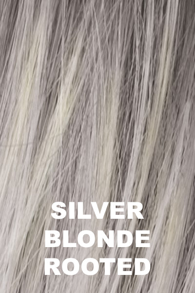 Ellen Wille Wigs - Club 10 - Silver Blonde Rooted. White Ash Blonde and Pearl Blonde blend.