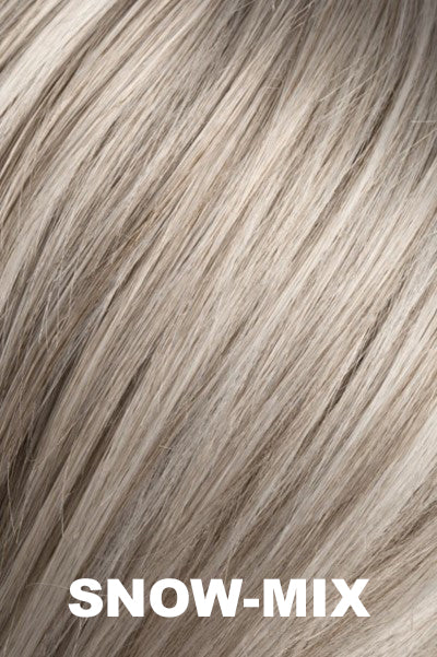 Ellen Wille Wigs - Ocean - Snow Mix. Pure Silver White with 10% Medium Brown and Silver White with 5% Light Brown Blend.