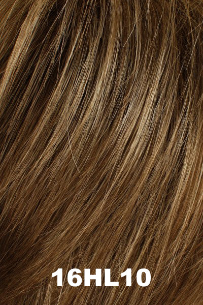 Color 16HL10  for Tony of Beverly wig Kapri.  Rich medium brown with subtle golden highlights.
