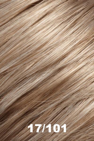 Color 17/101 (Irish Creme) for Jon Renau wig Petite Pam (#5459). Ash blonde and pale blonde blend.