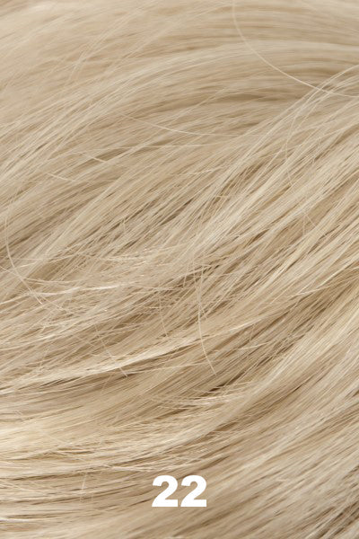 Color 22 for Tony of Beverly wig Beverly Hills.  Light blonde with cool ashy undertones.