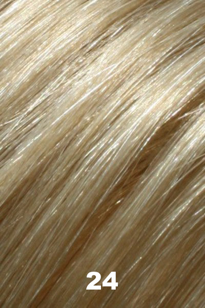 Color 24 (Marzipan) for Jon Renau top piece Pull Thru (#205). Light gold blonde.