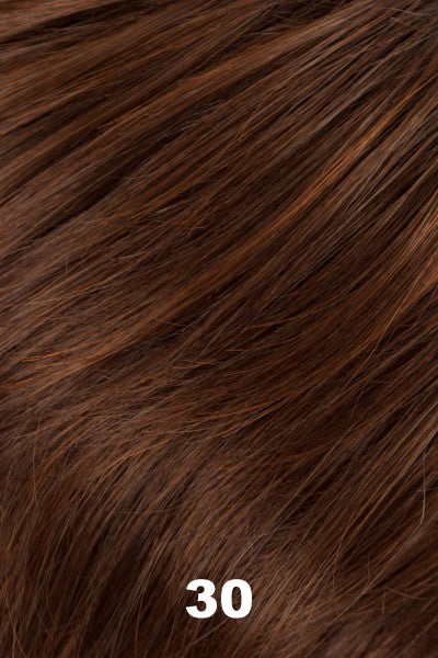 Color 30 for Tony of Beverly wig Beverly Hills.  Red auburn with brown undertones.