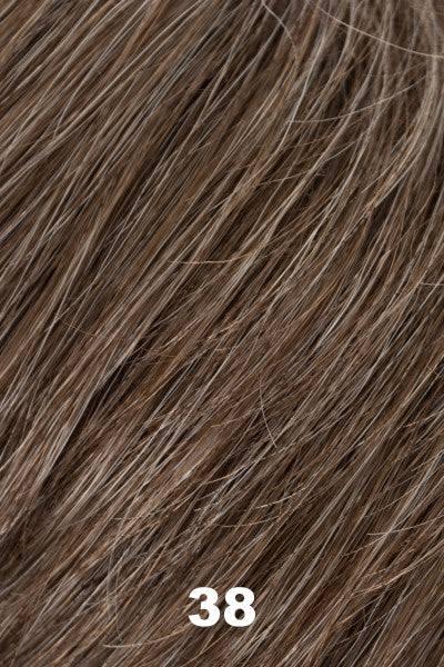 Color 38 for Tony of Beverly wig Petite Fina.  Light brown with a very subtle blend of grey.