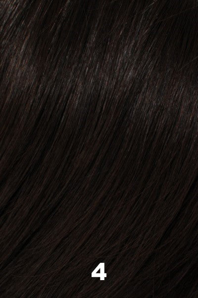 Color 4 for Tony of Beverly wig Ultra Petite Jen.  Rich, dark espresso brown.