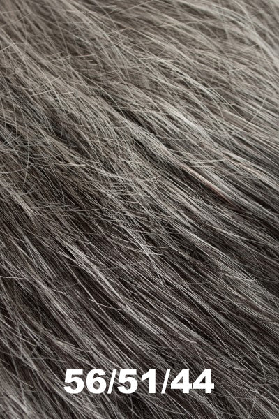 Color 56/51/44 for Tony of Beverly wig Tawny.  Light grey in the front that gradually blends to a dark brownish grey in the back.