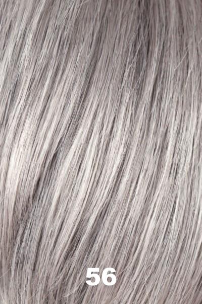 Color 56 for Noriko wig Pam #1606. Light grey base with a hint of chesnut brown and silver grey highlights.
