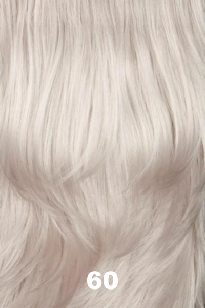 Color Swatch 60 for Henry Margu Wig Halo Long (#8256). White with subtle grey undertone blend.