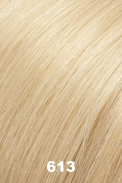 Color 613 (White Chocolate) for Easihair Playful (#672A). Light golden blonde. 