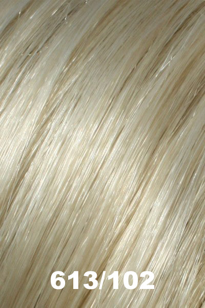 Color 613/102 (White Swirl) for Easihair Classy (#623). Pale natural gold blonde and pale platinum blonde blend.