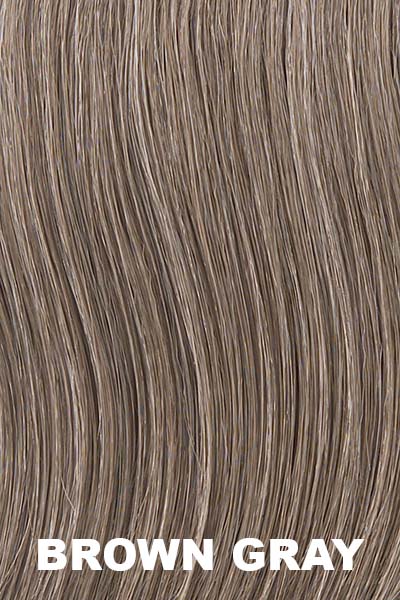 Toni Brattin Extensions - 10" 2 Piece Extension Curls HF #202 Extension Toni Brattin Brown Gray  
