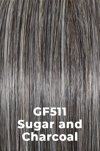 Color Sugar and Charcoal (GF511) for Gabor wig Out The Door.  Salt and Pepper Grey mix.