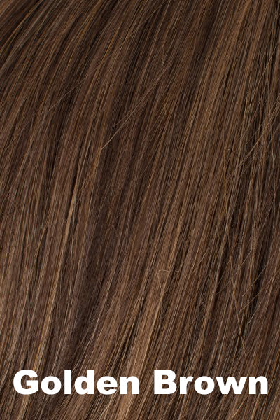 Color Golden Brown for Tony of Beverly wig Logan.  Medium warm brown with subtle gold highlights.