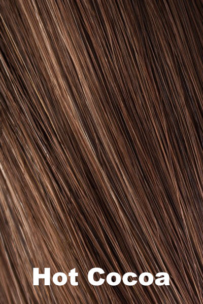 Color Hot Cocoa for Tony of Beverly wig Viola.  Light chocolate brown with golden highlights.