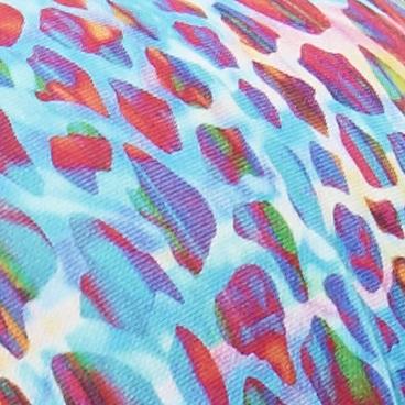 Color Bright Animal for Jon Renau head wrap Softie Boho Beanie Prints (#SBBP). 