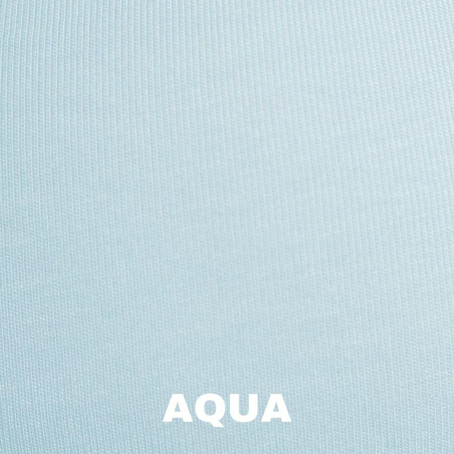 Color Aqua for Jon Renau head wrap Elegant Softie. 