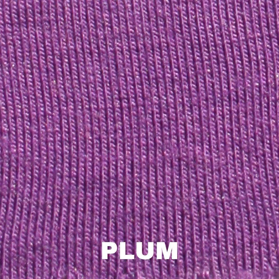 Color Plum for Jon Renau head wrap Casual Softie. 