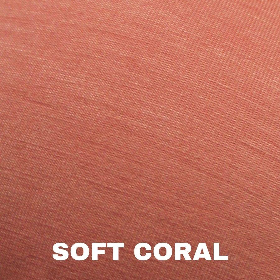 Color Soft Coral for Jon Renau head wrap Casual Softie. 