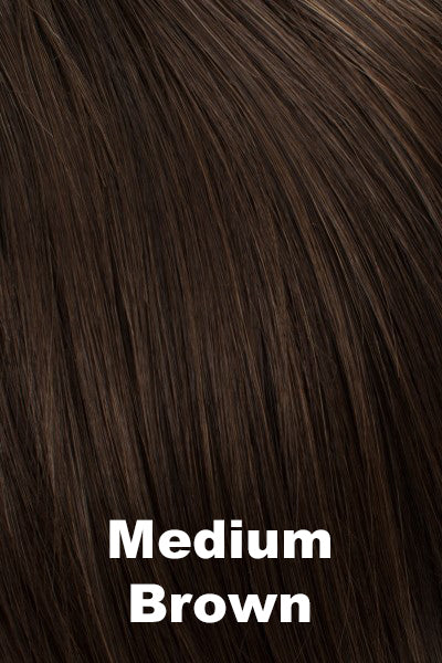 Color Medium Brown for Tony of Beverly wig Bijou.  Blend between dark brown, medium brown and chestnut brown.