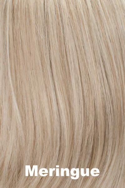 Color Meringue for Tony of Beverly wig Pippa.  Beige blonde blended with platinum blonde.