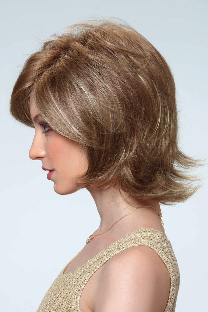 Model wearing the Noriko wig Claire #1647 5.