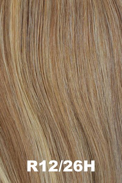 Estetica Toppers - Mono Wiglet 12 - Human Hair Enhancer Estetica R12/26H  