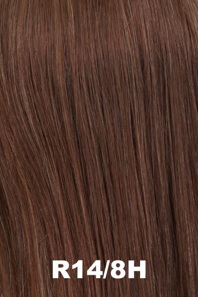 Estetica Toppers - Mono Wiglet 12 - Human Hair Enhancer Estetica R14/8H  