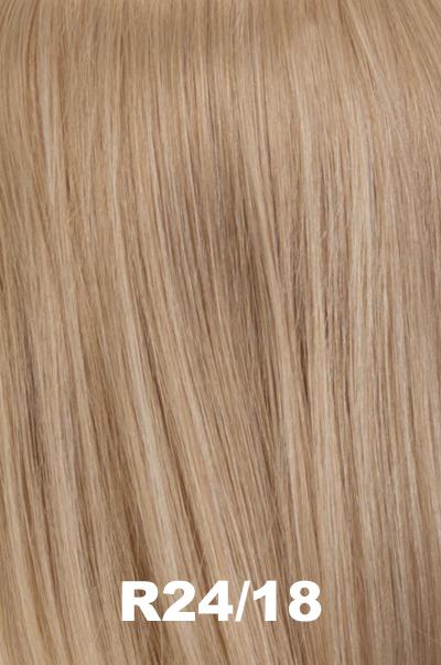 Estetica Toppers - Mono Wiglet 12 - Human Hair Enhancer Estetica R24/18  
