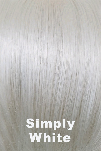 Color Simply White for Amore wig Bay (#2585). Pure pearl white.