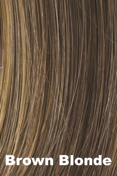 Color BrownBlonde for Gabor wig Adoration.  Brown with caramel bronze highlights.