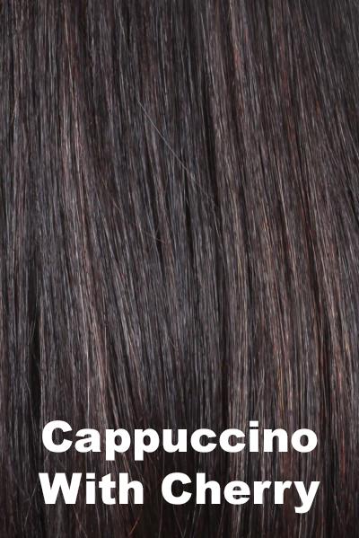 Belle Tress Wigs Toppers - Lace Front Mono Top Volume 6" (#7010) Enhancer Belle Tress Cappuccino with Cherry  