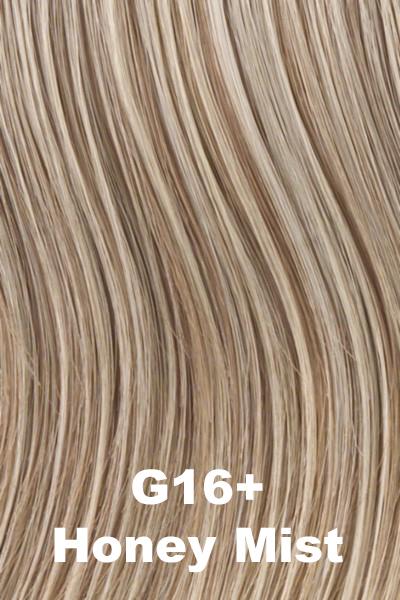Color Honey Mist (G16+) for Gabor wig Instinct large.  Natural medium blonde with a golden undertone and buttery blonde highlights.
