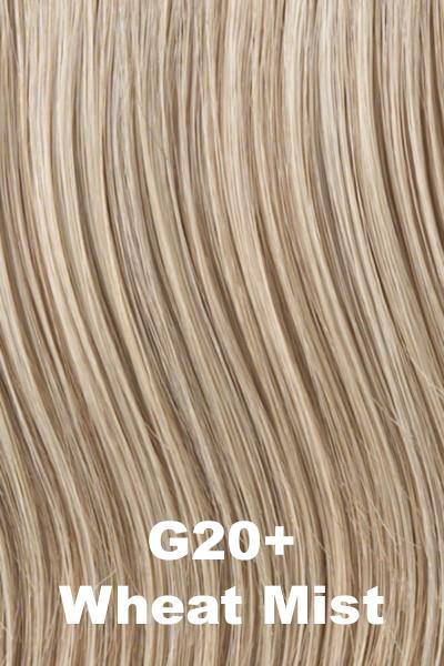 Color Wheat Mist (G20+) for Gabor wig Precedence.  Warm golden blonde with natural blonde and beige blonde highlights.
